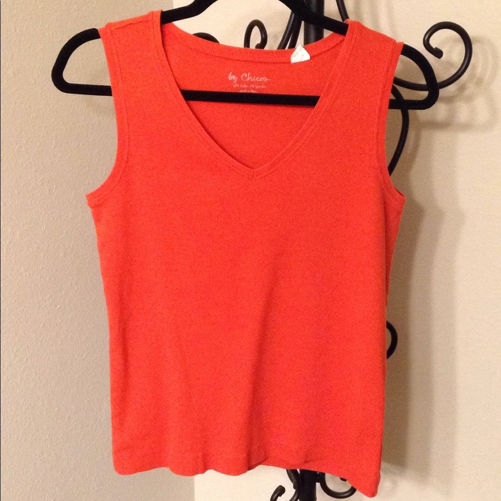 Chico's Burnt Orange Tank Top--Size 1 (8/10 med)